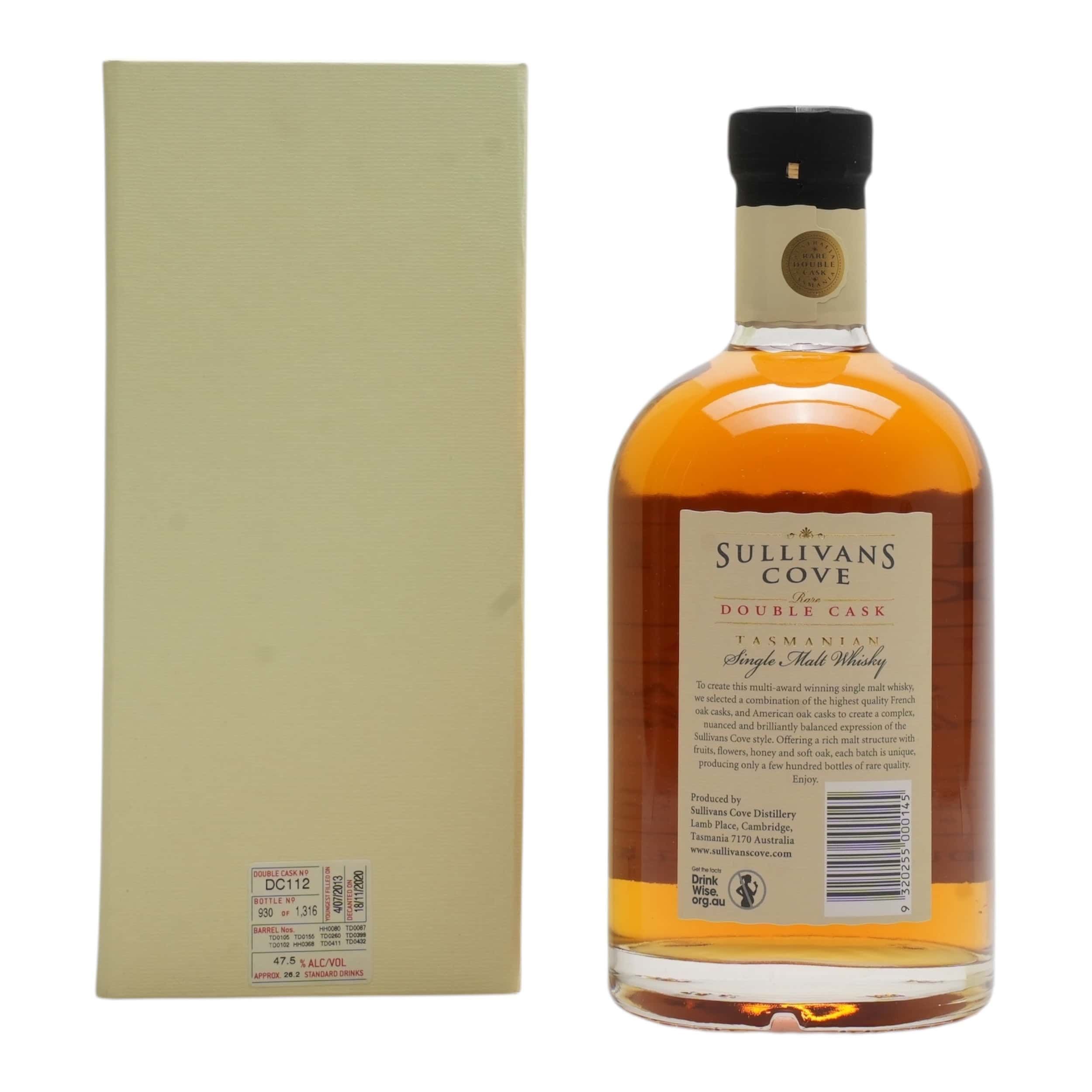 Sullivans Cove Double Cask DC112 (700ml), TASMANIA AUSTRALIA - Image 2
