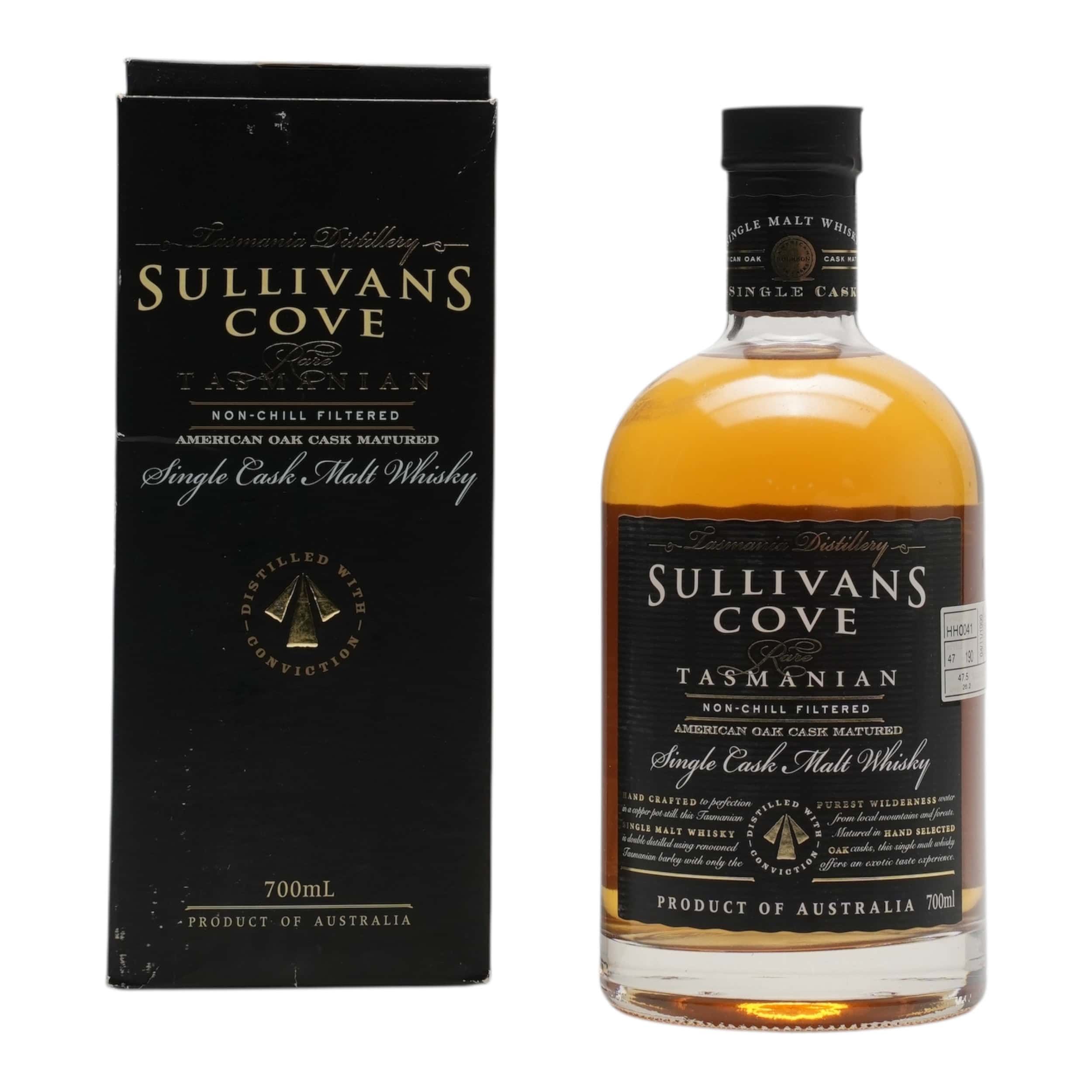 Sullivans Cove American Oak ex-Bourbon Single Cask HH0041 (700ml), TASMANIA AUSTRALIA
