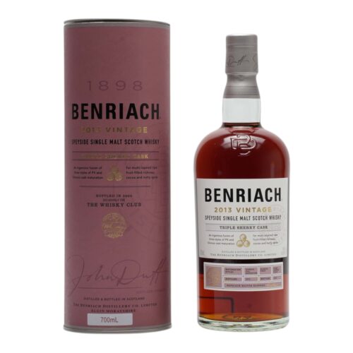 Benriach 2013 Vintage Triple Sherry Cask - The Whisky Club (700ml) Scottish