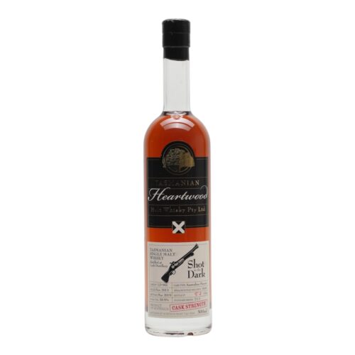 Heartwood Shot In The Dark Cask Strength Single Malt Whisky (500ml), TASMANIA AUSTRALIA
