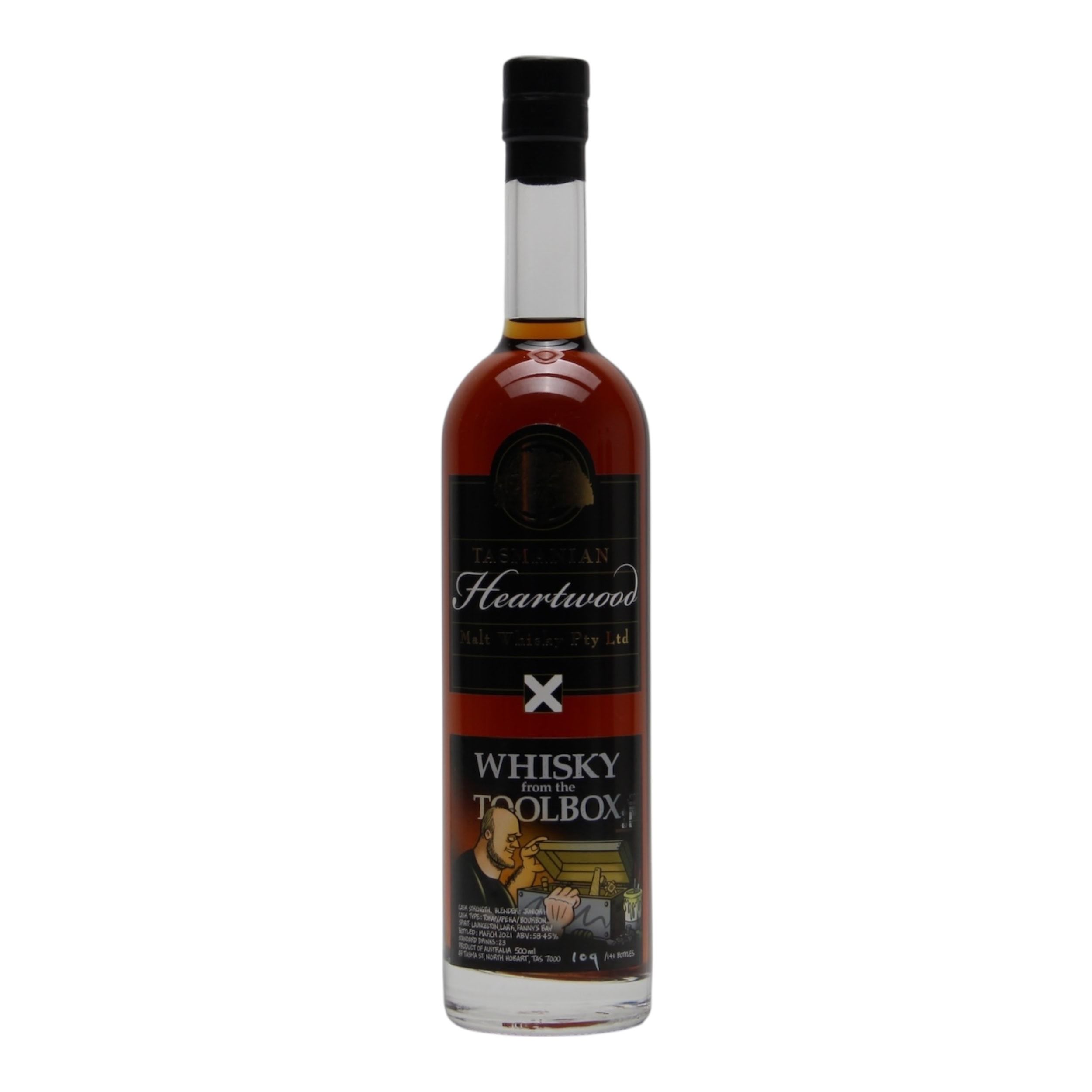 Heartwood  Whisky From The Toolbox Cask Strength Single Malt Whisky (500ml), TASMANIA AUSTRALIA