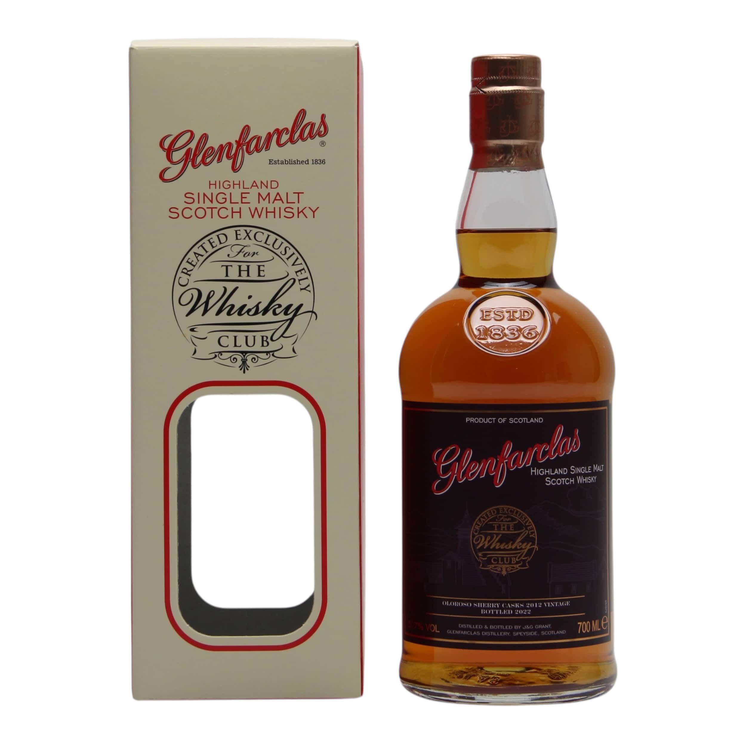Glenfarclas Oloroso Sherry Casks 2012 Vintage - The Whisky Club (700ml) Scottish
