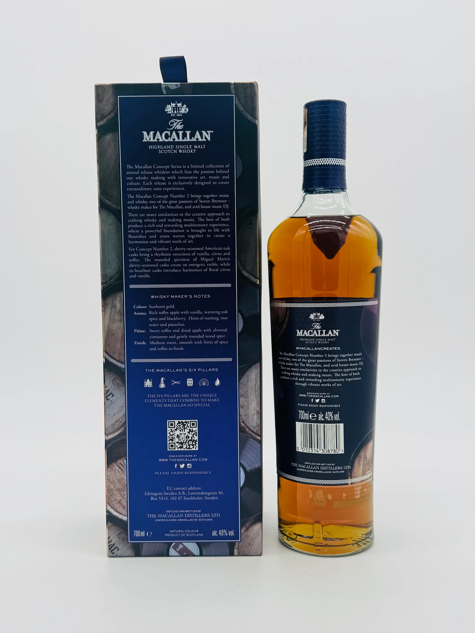 The Macallan Concept Number 2 Single Malt Scotch Whisky (700ml), Scottish - Image 4