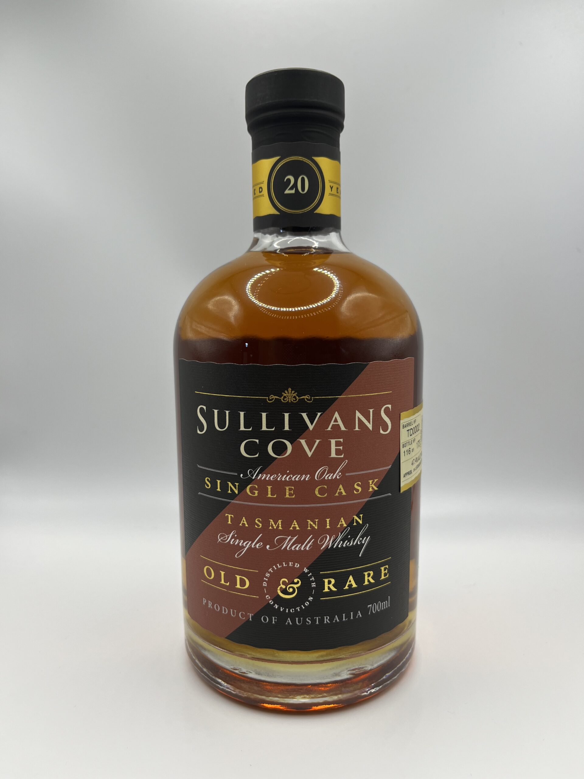 Sullivans Cove American Oak Old & Rare Second Fill Whisky TD0002 (700ml), TASMANIA AUSTRALIA - Image 2