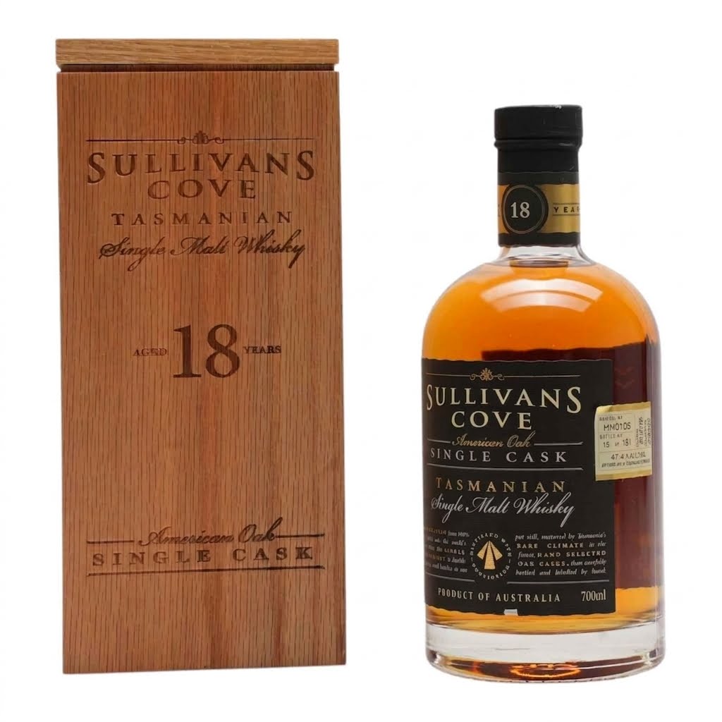 Sullivans Cove 18 Year Old American Oak ex-Bourbon Single Cask HH0105 (700ml), TASMANIA AUSTRALIA