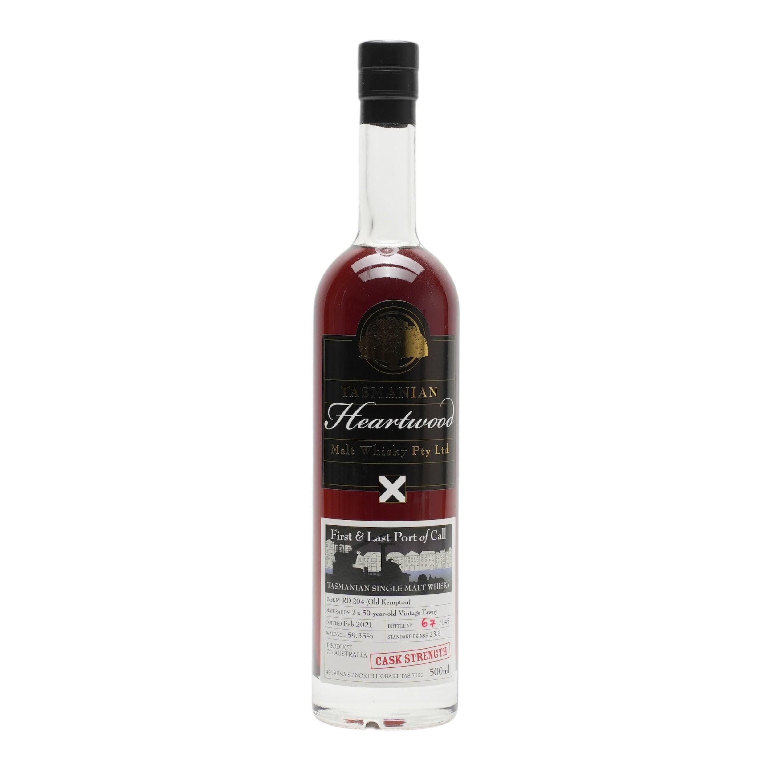 Heartwood First & Last Port Of Call // Old Kempton (500ml), TASMANIA AUSTRALIA