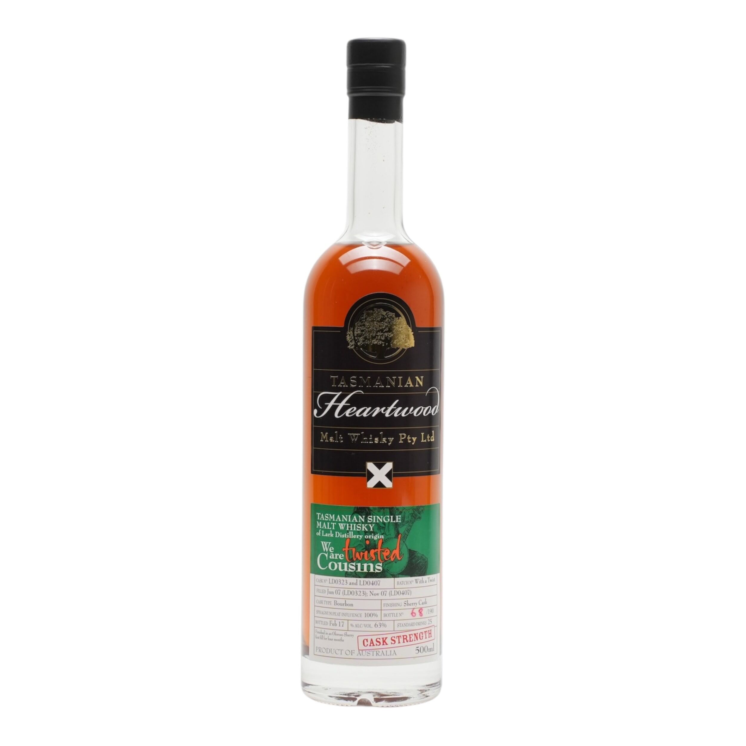 Heartwood We are Twisted Cousins // Lark Distillery (500ml), TASMANIA AUSTRALIA