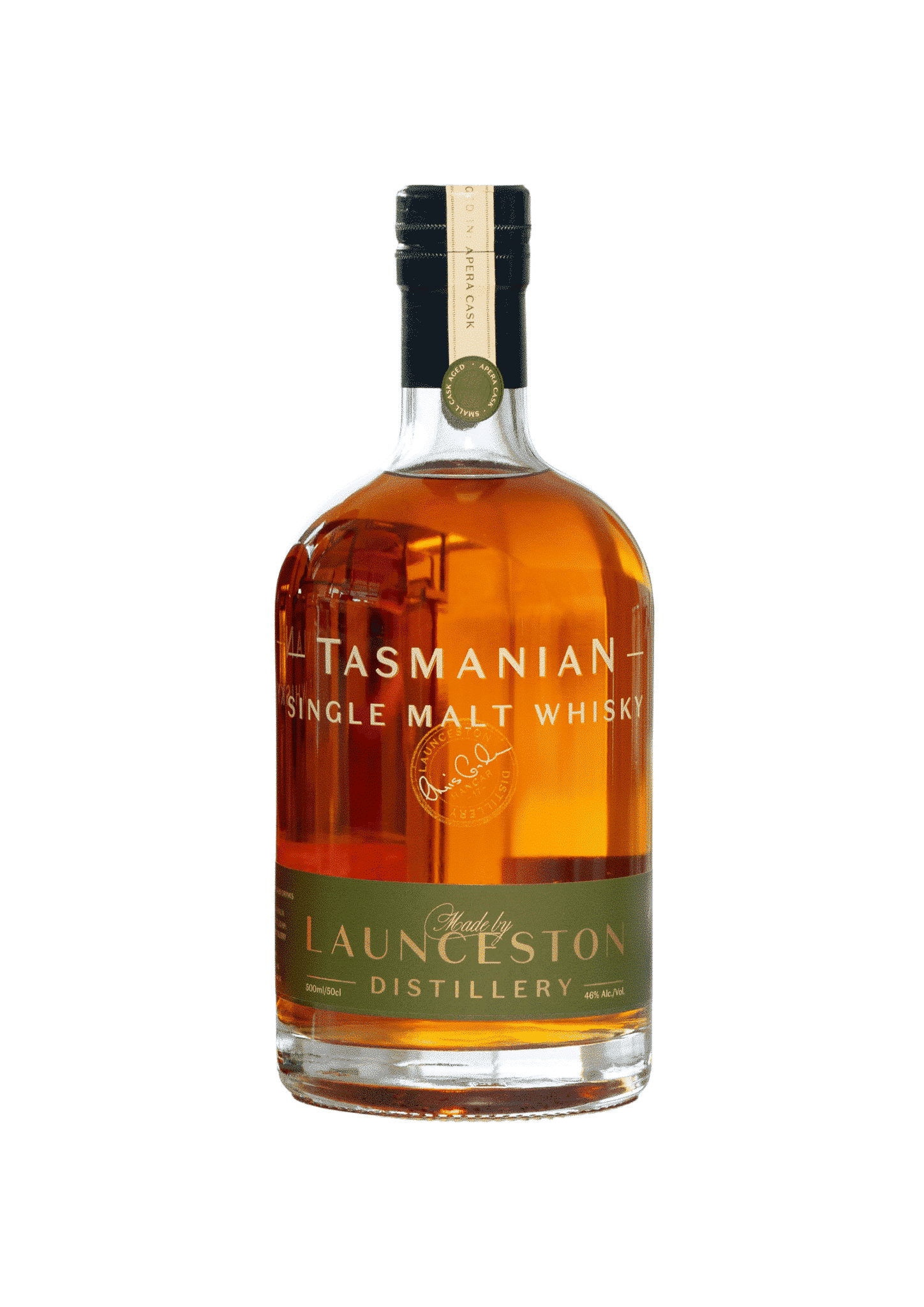 Launceston Distillery Apera Cask Matured Tasmanian Single Malt Whisky, TASMANIA AUSTRALIA
